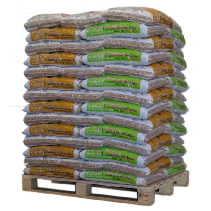 Pellets starforest 100% resinosos – 70 sacos de 15 kg
