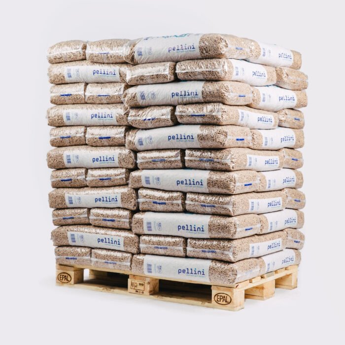 Pellets Pellini EN+ A1 – Palete com 66 sacos de 15 kg