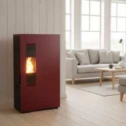 Salamandra a pellets extraplana Mini - 5 Kw