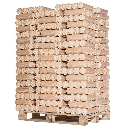 Madeira densificada – 100% resinosas – Palete de 960 kg